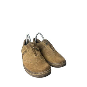 Keds Womens Brown Suede Slip-On Shoes Size 7.5